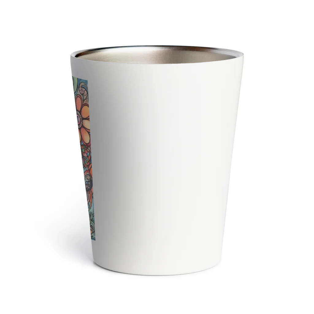 癒し屋（iyashiya）のFlowers１ Thermo Tumbler