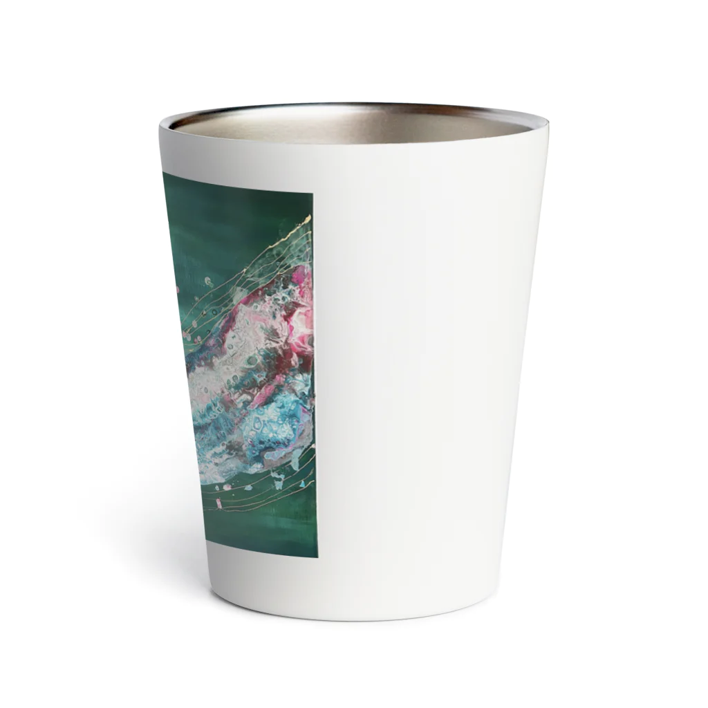 emilyart-japanの龍の背中 Thermo Tumbler