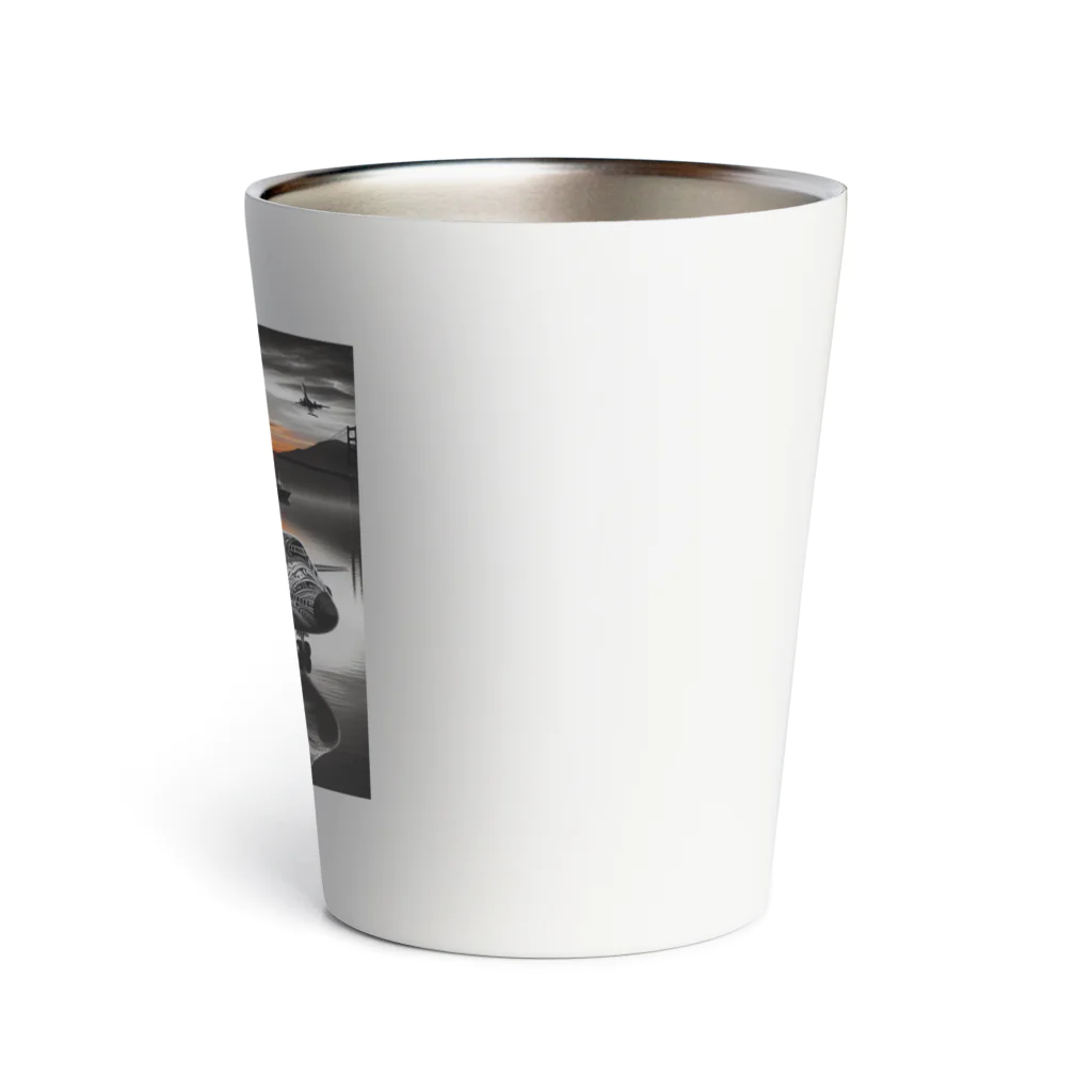 HECreaterのアート飛行機 Thermo Tumbler