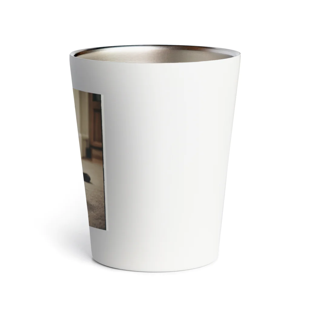 LittleHorseの遊ぶ猫 Thermo Tumbler