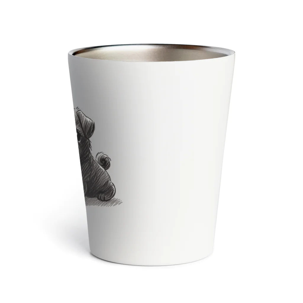 ブヒーズのBLACK　PUG Thermo Tumbler