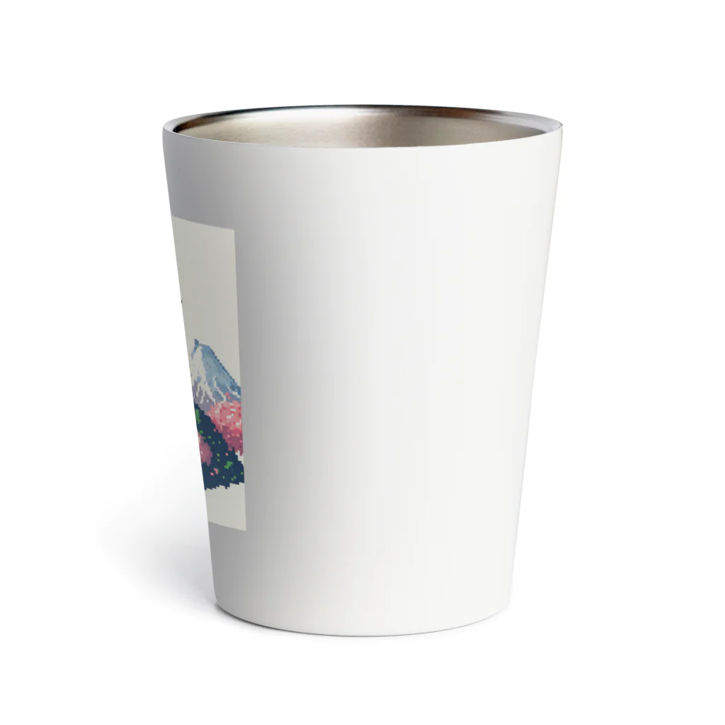 ドット職人のピクセルアート 五重塔 Thermo Tumbler