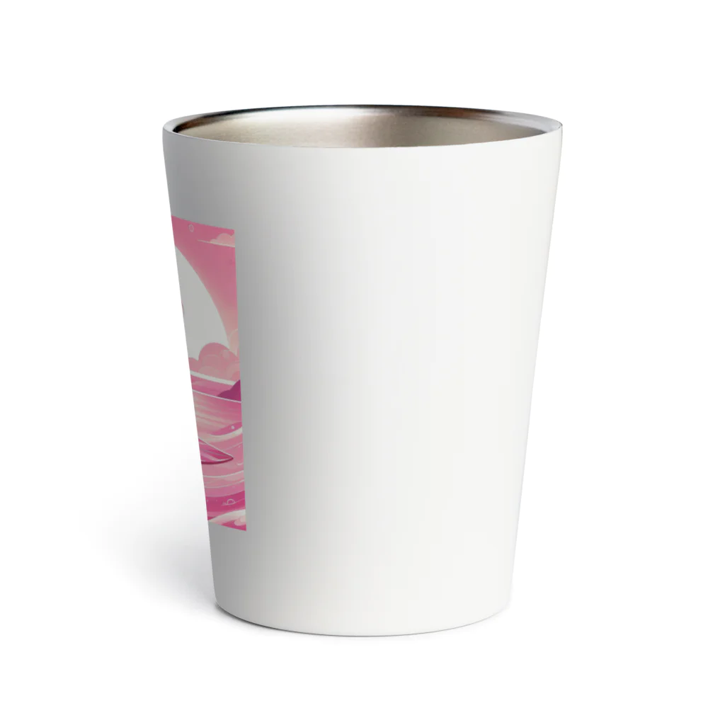 pinkgalmermaidのピンク　マーメイド　サーフィン Thermo Tumbler