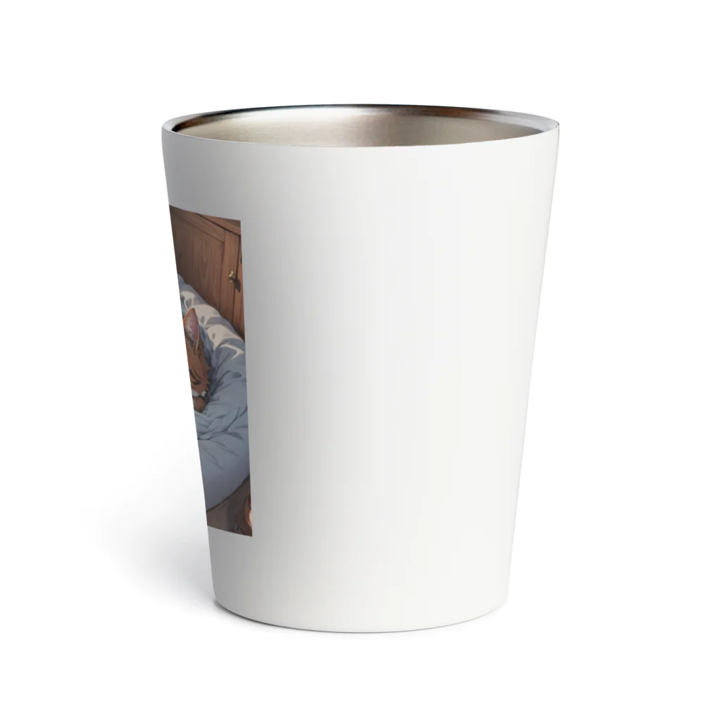 tonyの寝ている猫 Thermo Tumbler