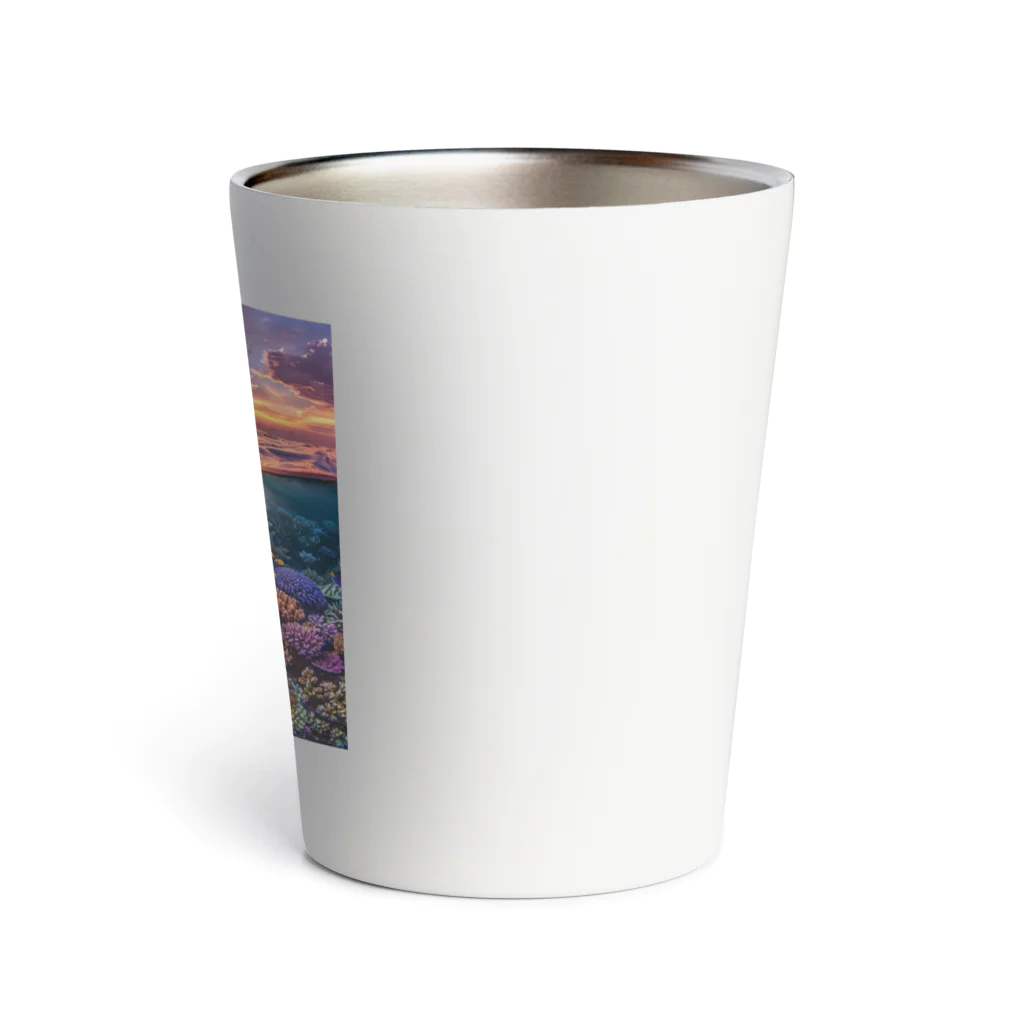 珊瑚の珊瑚礁 Thermo Tumbler