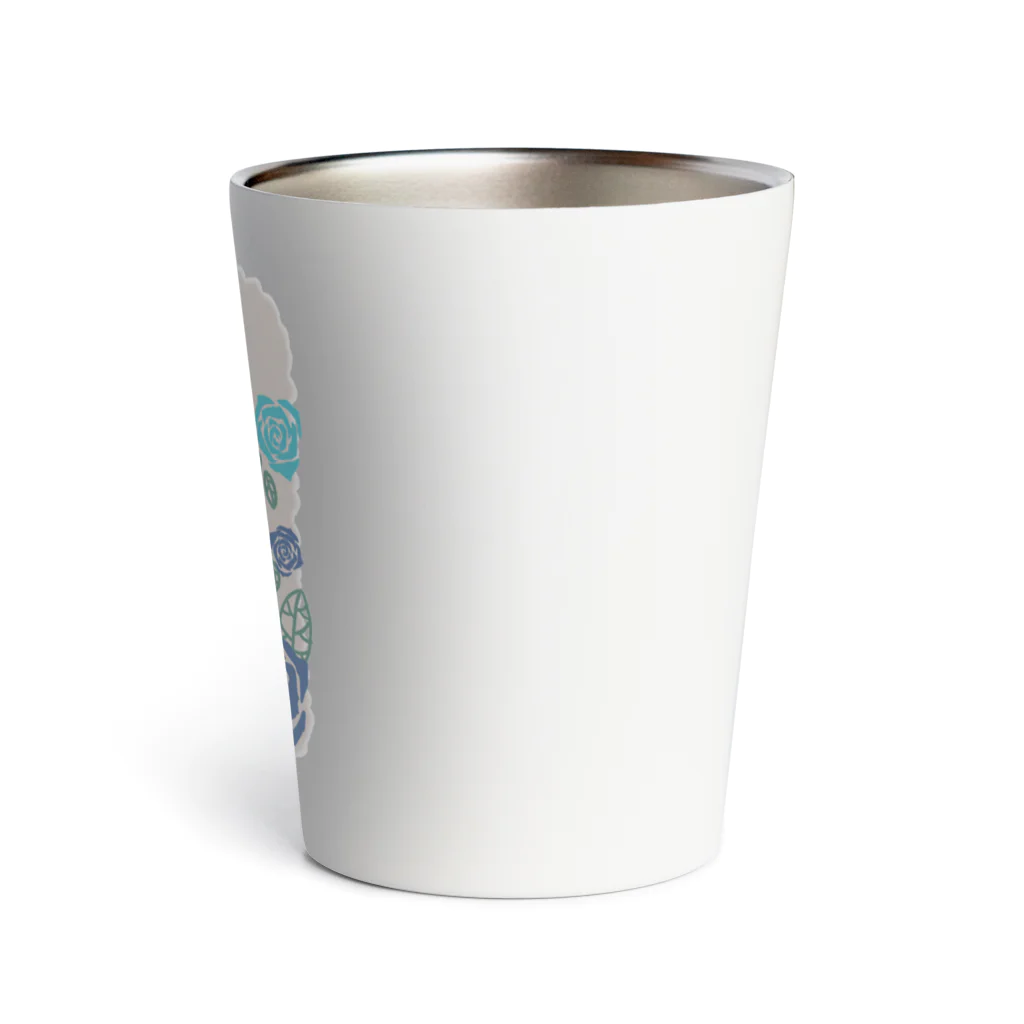 sb&colorの青いバラ Thermo Tumbler