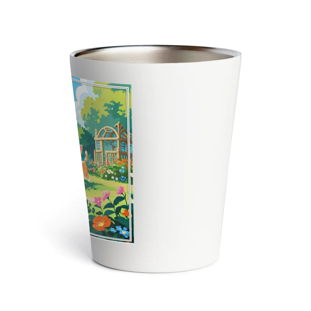 chibi_hikariのGrassPlay Kitties Thermo Tumbler