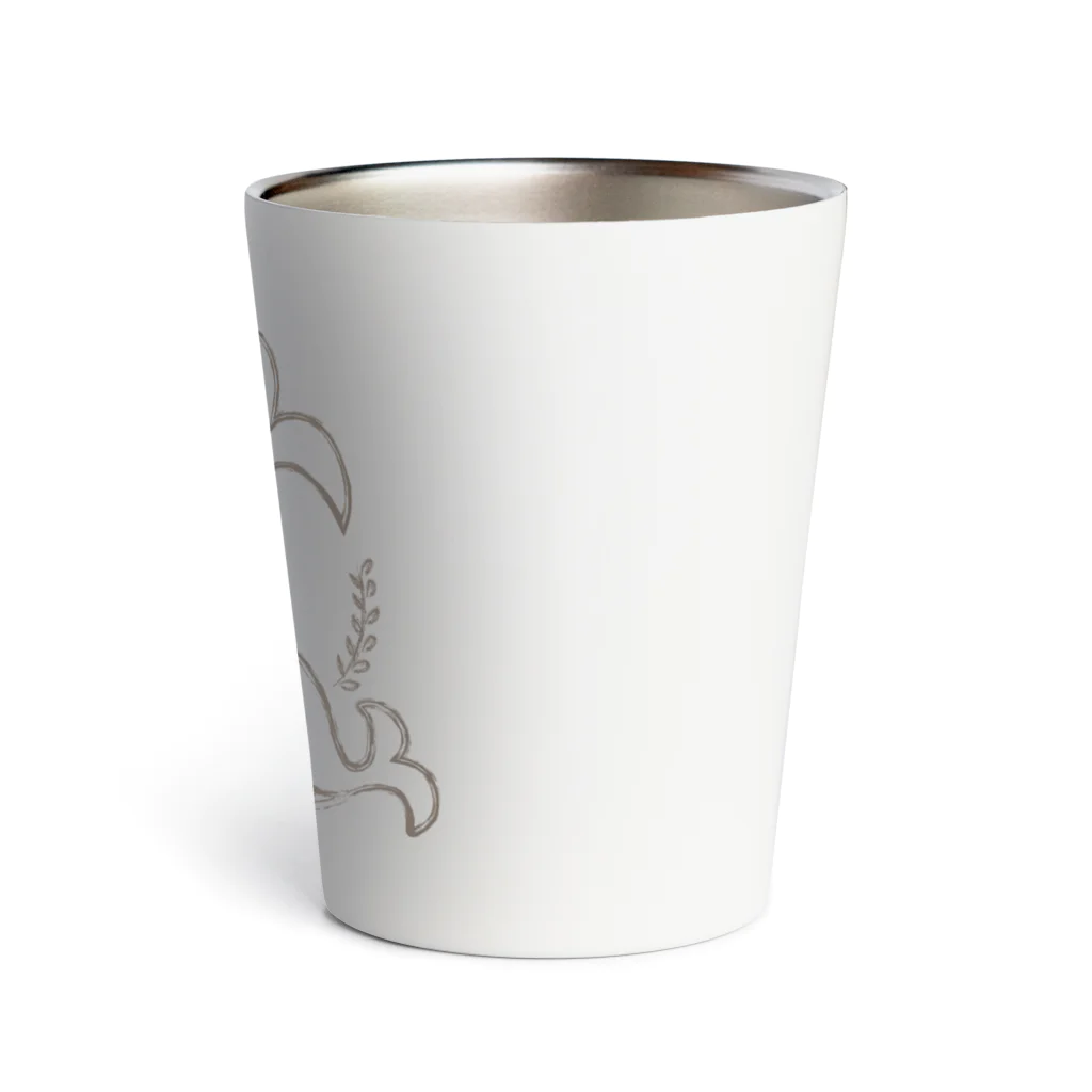 sari'sのクジラの親子 Thermo Tumbler