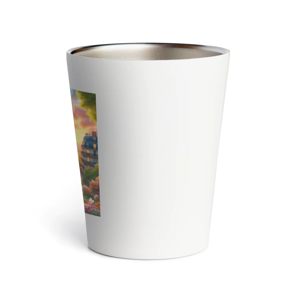 Colorfulのパリの街 Thermo Tumbler