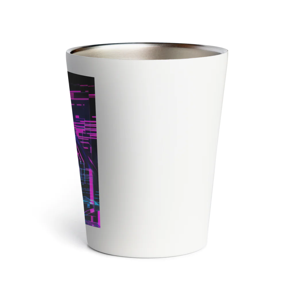 momonekokoのデジタルな世界に迷い込んだ少女 Thermo Tumbler