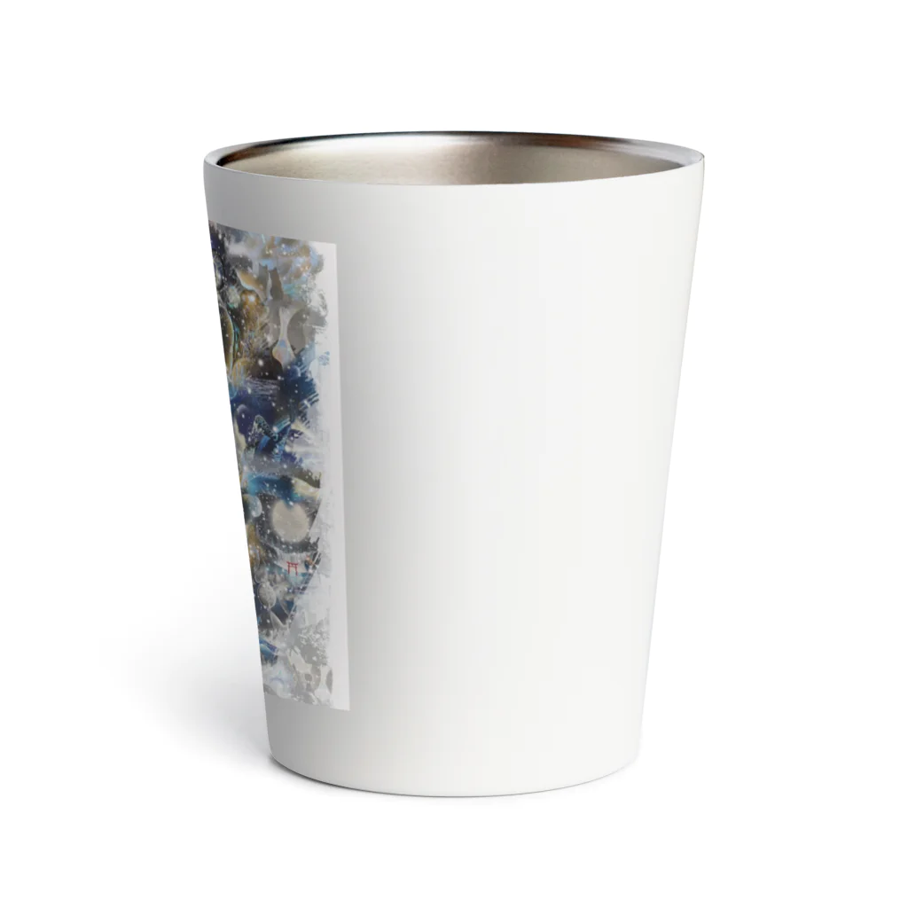 JUNGOonlyART 公式SHOPのブルーNewワールド Thermo Tumbler