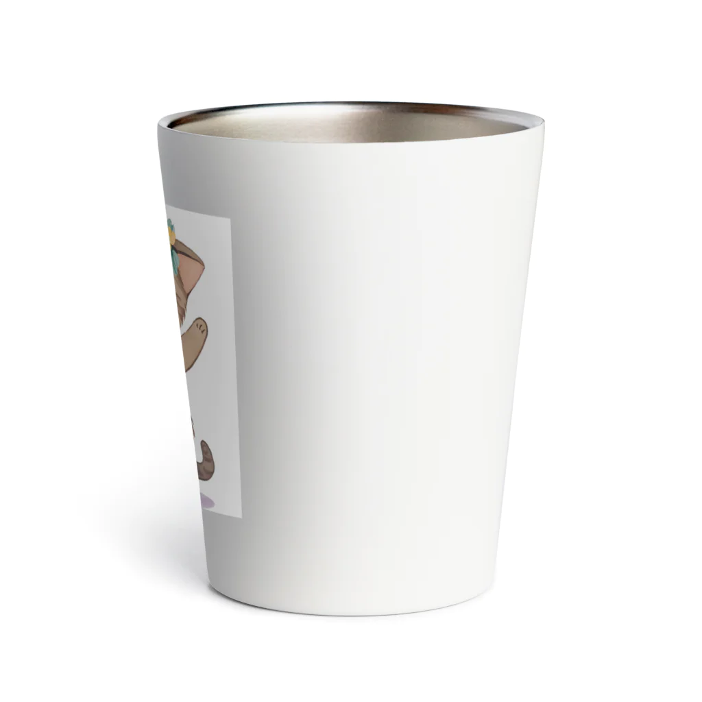 ハワイライフのアロハねこ Thermo Tumbler