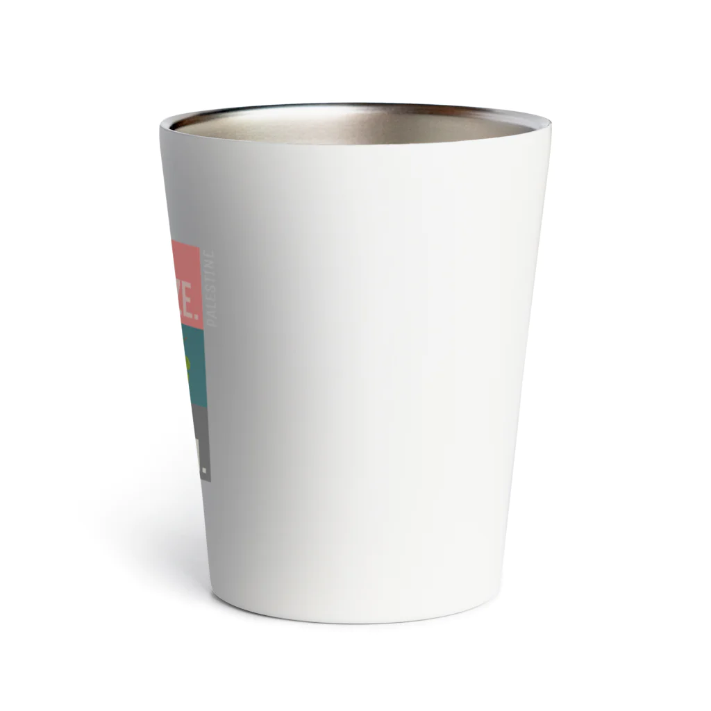 mgmのDecolonize. End Racism.（植民地主義と人種差別を終わらせよう） Thermo Tumbler