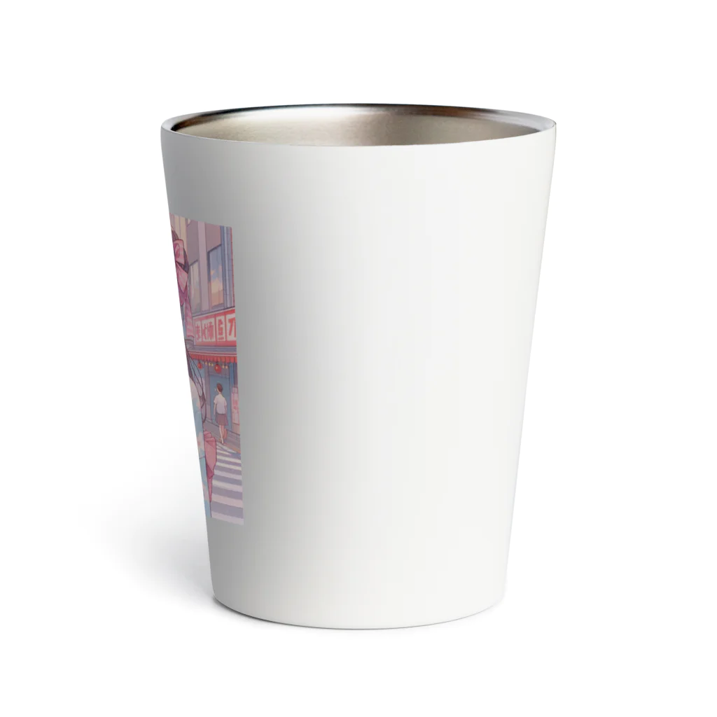 yukatagirlsの「あの人、まだかなあ？」 Thermo Tumbler