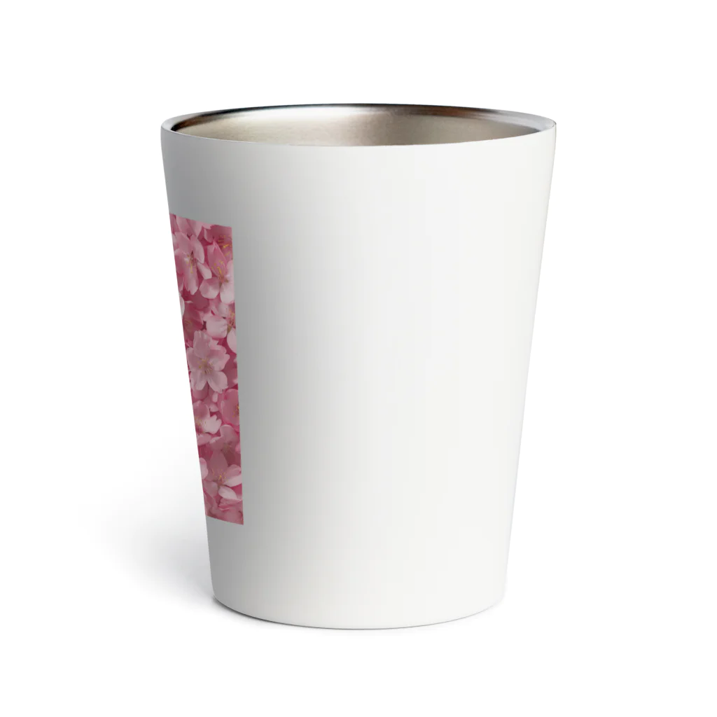 オンラインショップイエローリーフのピンクの花　桜　綺麗 Thermo Tumbler