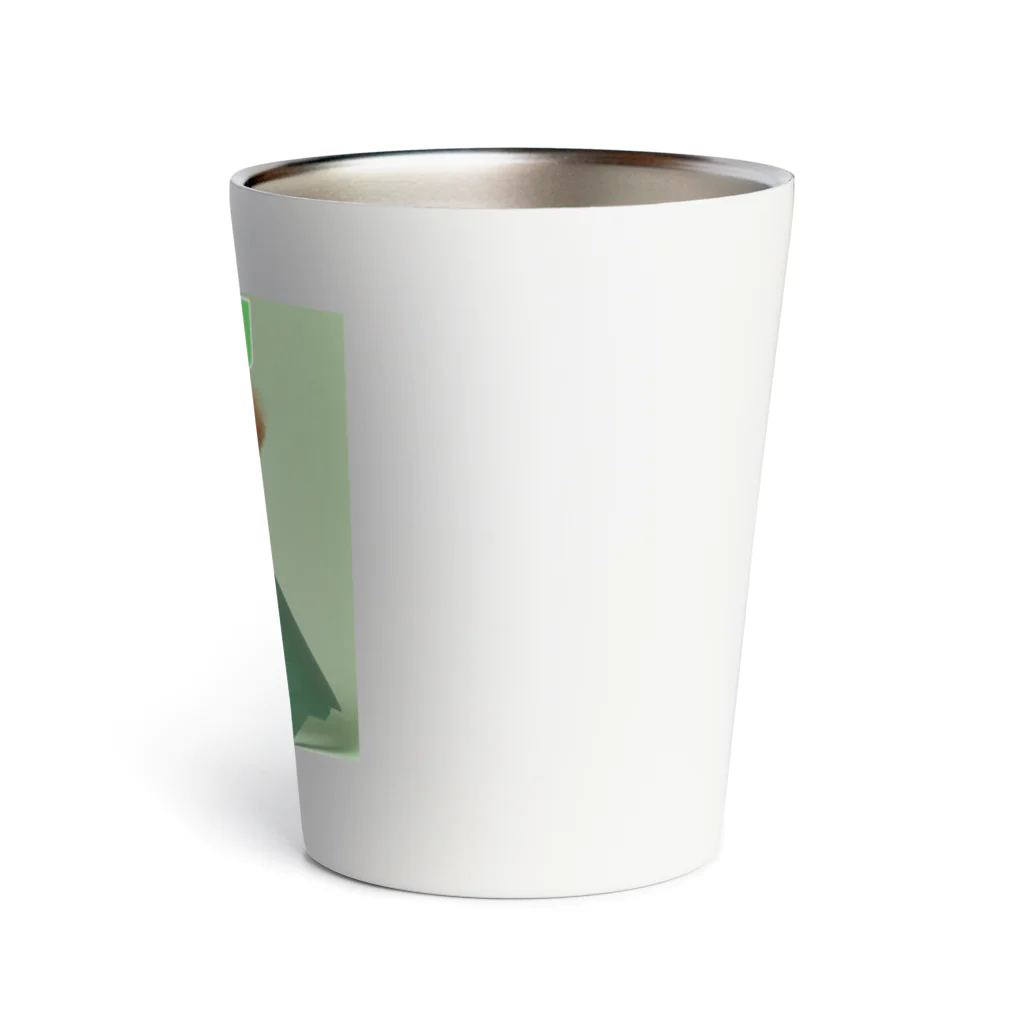 MsArtShopのENFJのトイプードル Thermo Tumbler