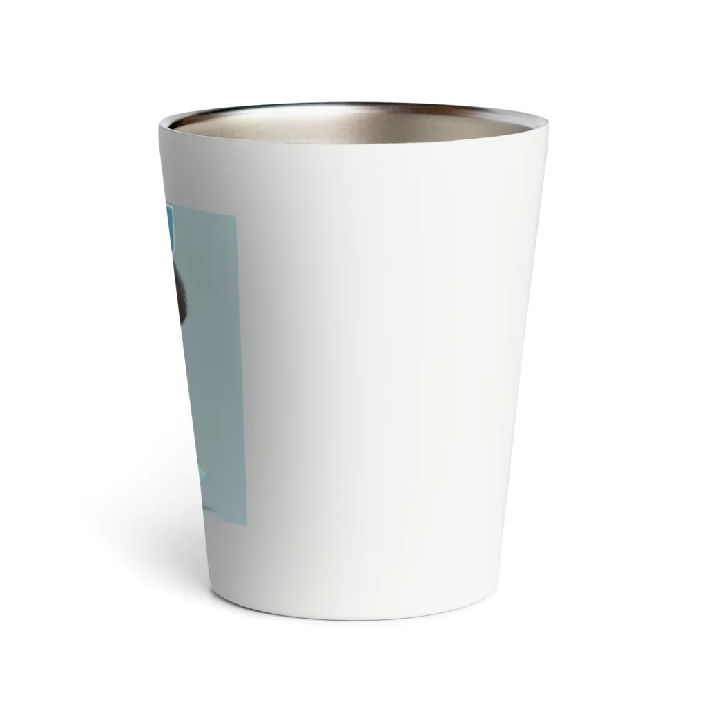 MsArtShopのESTJのトイプードル Thermo Tumbler