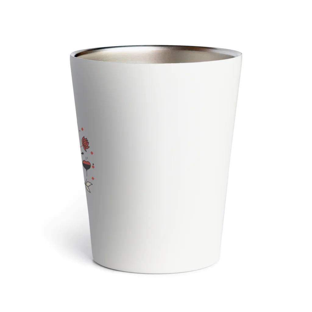 Shin〜HTのお店のセラピスト生命ロゴくりぬき Thermo Tumbler