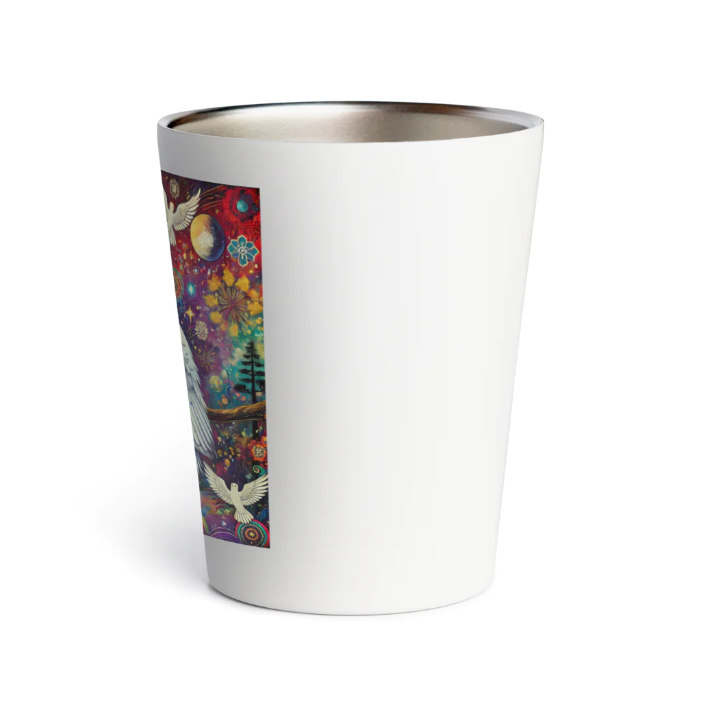 chinita_kakarのフクロウシリーズ４ Thermo Tumbler