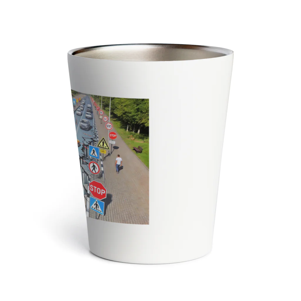 happiness_shopの事故のない未来へ Thermo Tumbler