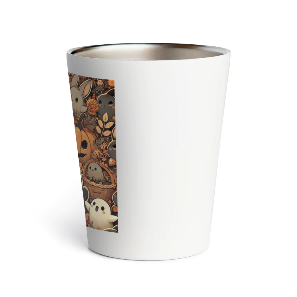 うさぎの足跡の待ちきれない うさぴ Thermo Tumbler