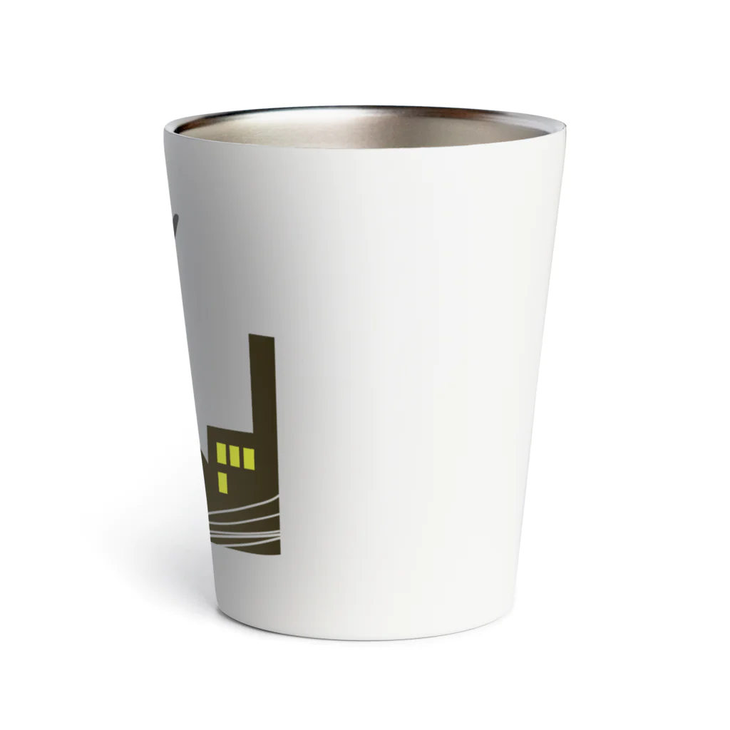 おはようおやすみの夜猫 Thermo Tumbler