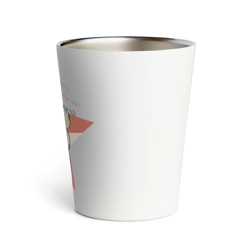 イラスト MONYAAT のCT08olぽめるはポメラニアンＢ  Thermo Tumbler