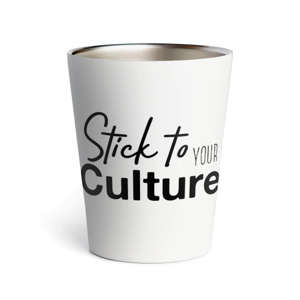 Stick To Your CultureのSTYC logo&hushtag Thermo Tumbler