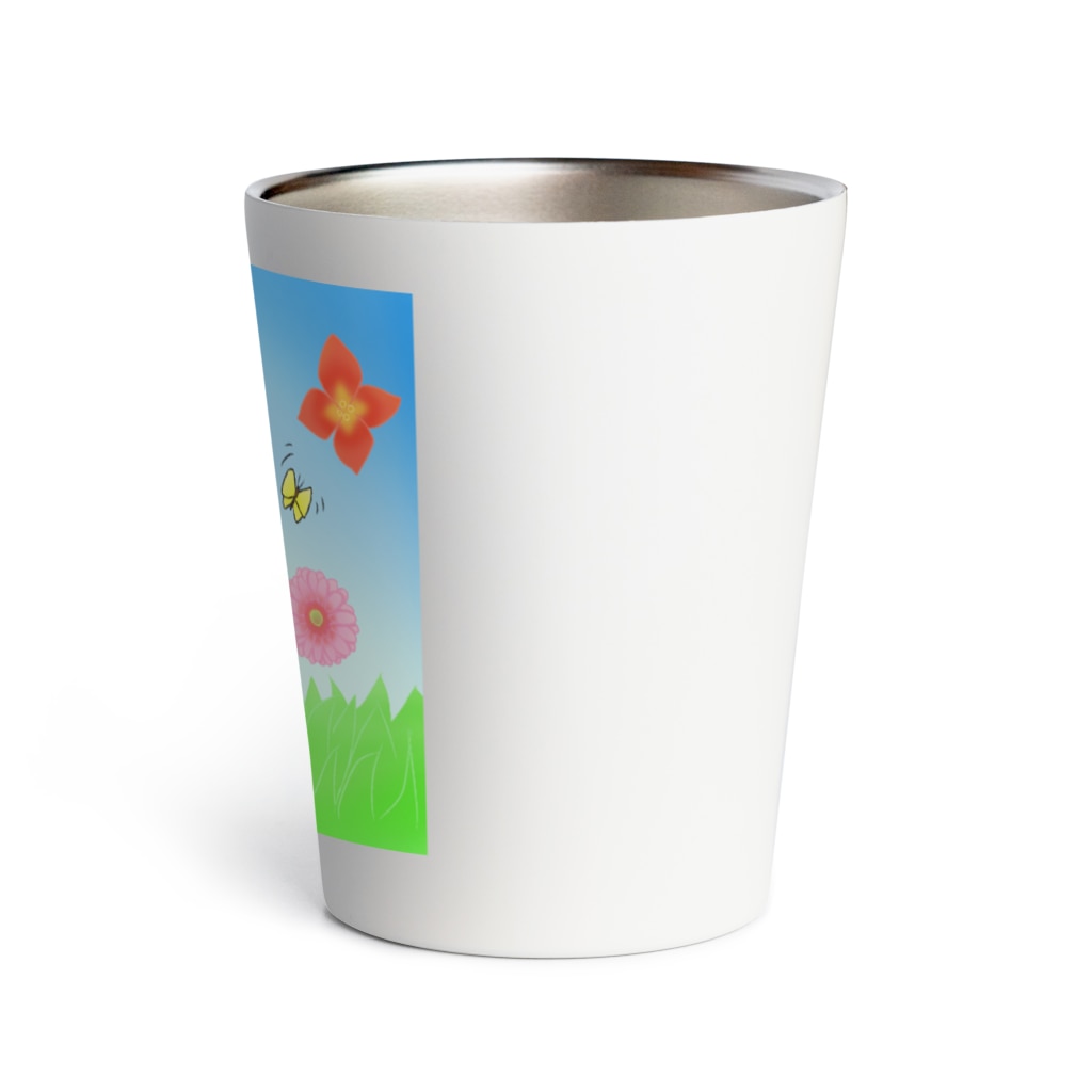 Lily bird（リリーバード）の野原のトラ猫さん Thermo Tumbler