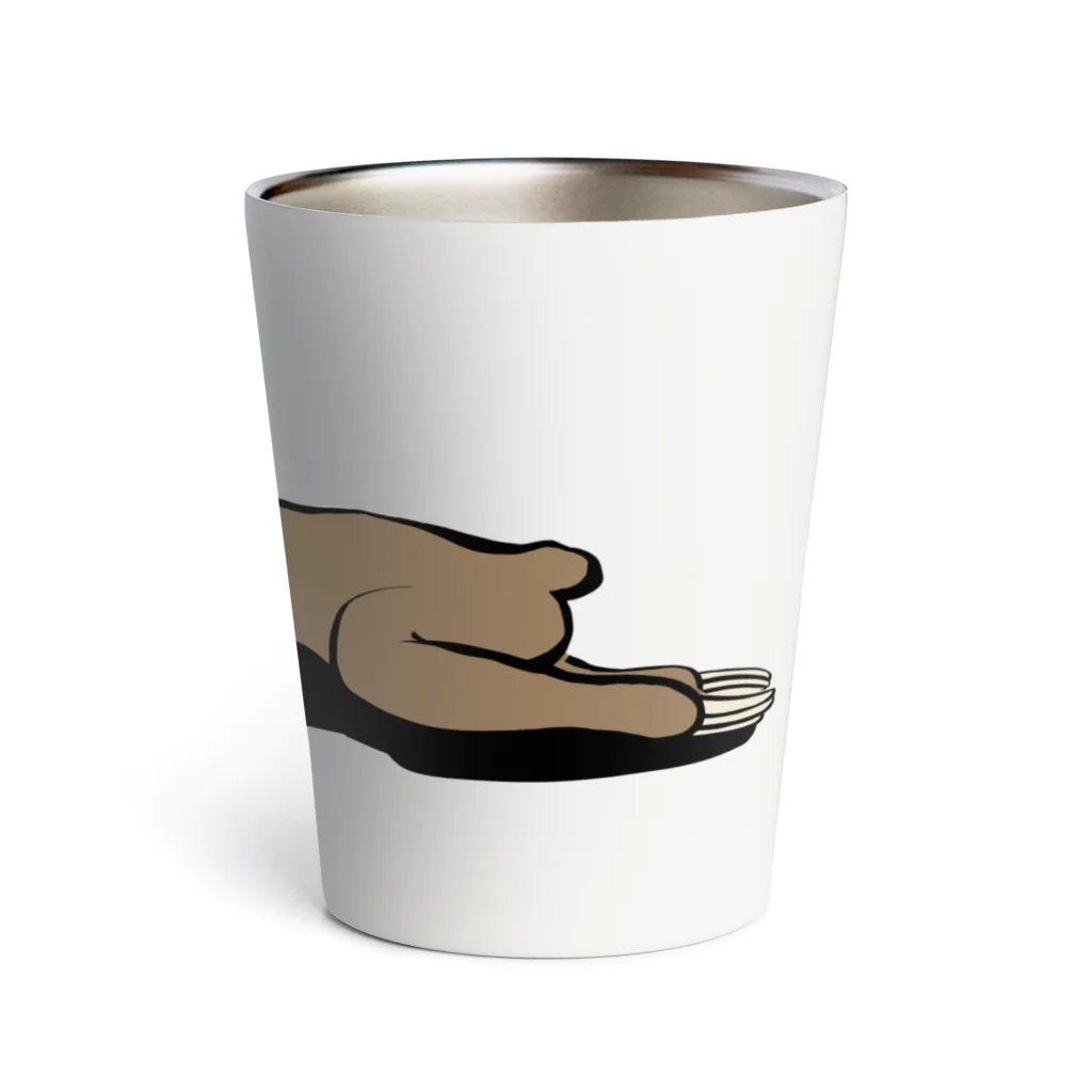 Poooompadoooourの本と、なまけもの(かげなし) Thermo Tumbler