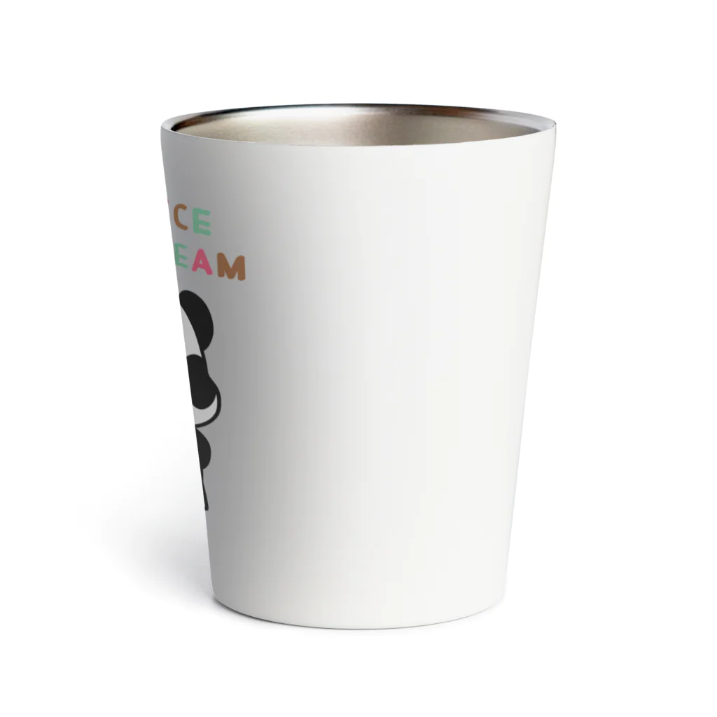 イラスト MONYAAT のCT54ズレぱんだちゃん　アイスを食べよう_bs Thermo Tumbler