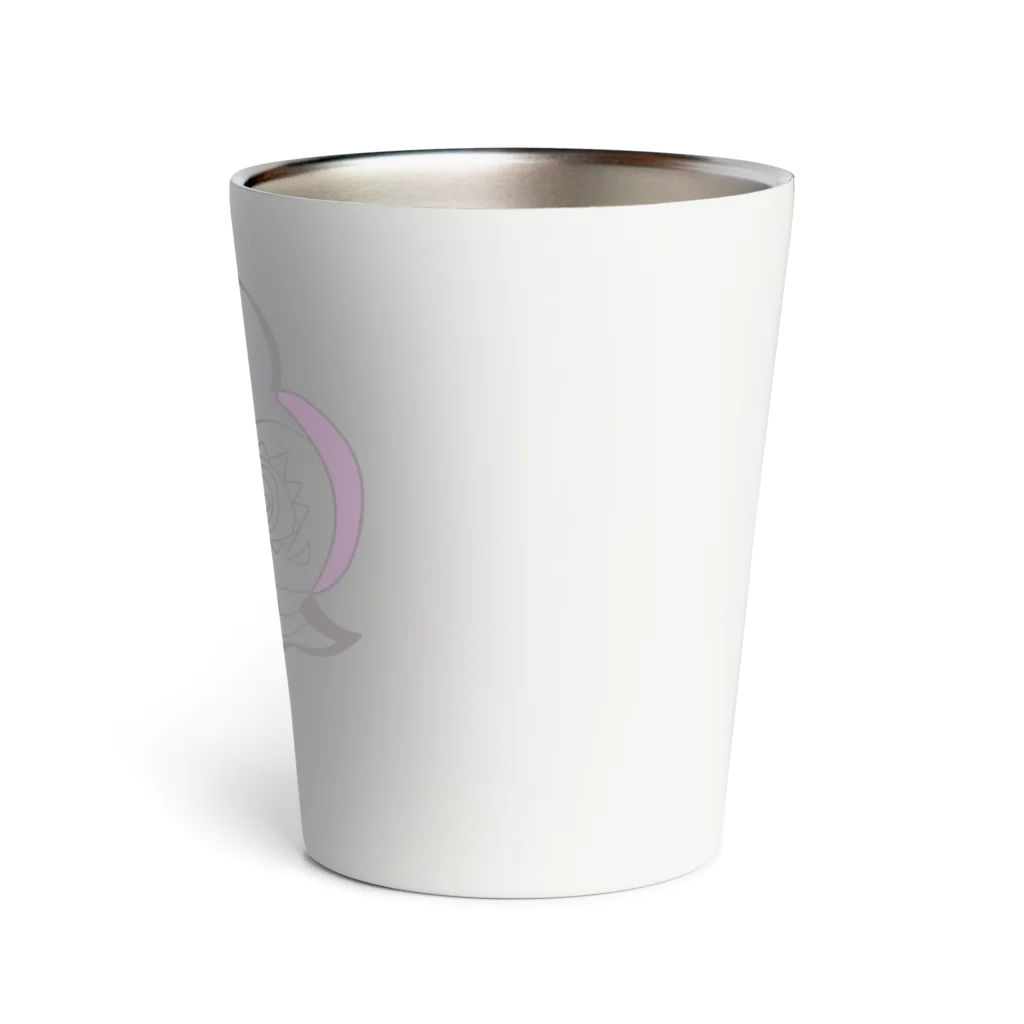 邂【サイマラショップ】逅 SUZURI店のサイマラ　ふわポップサクリファイスくん Thermo Tumbler