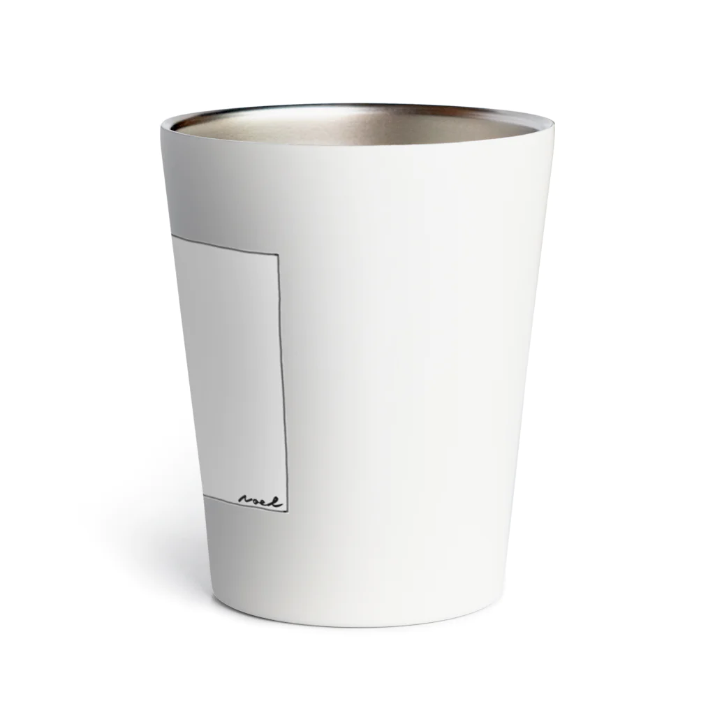 noe_to_meg (ノエとめぐ)の今日のムニュ【モノクロ】 Thermo Tumbler