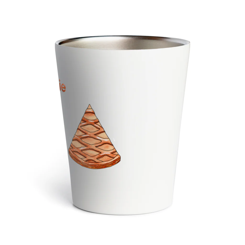 ataruno artのアップルパイ Thermo Tumbler