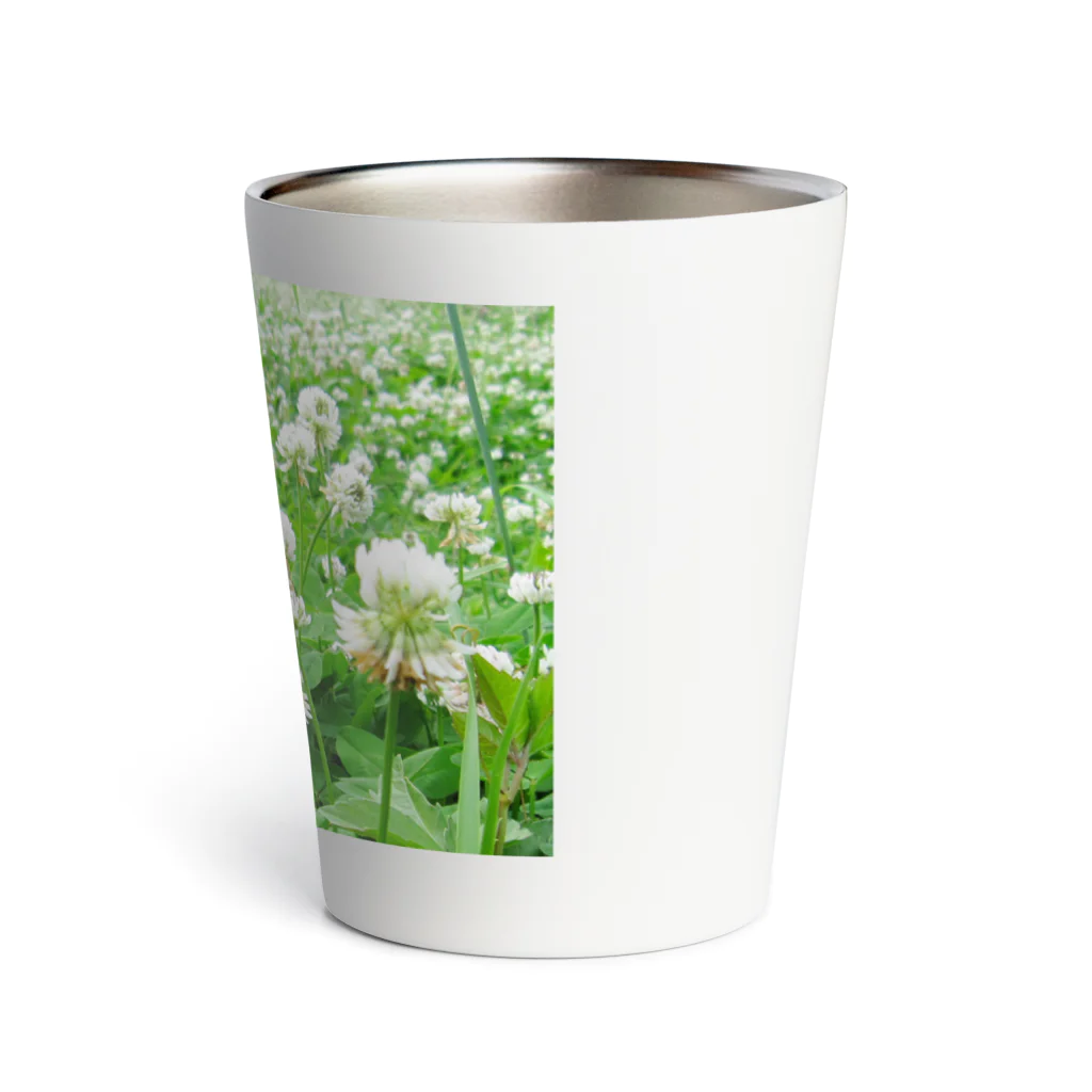 akane_art（茜音工房）のカラフルチワワ（クローバー） Thermo Tumbler