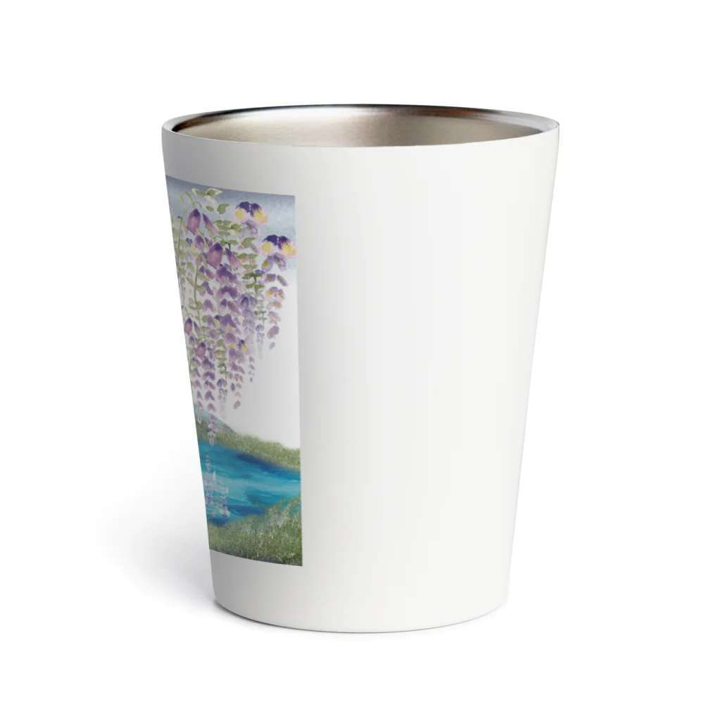 WAMI ARTの富士と藤 Thermo Tumbler