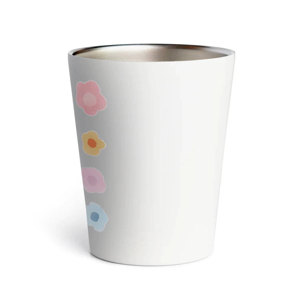 inko andのcute flowers Thermo Tumbler