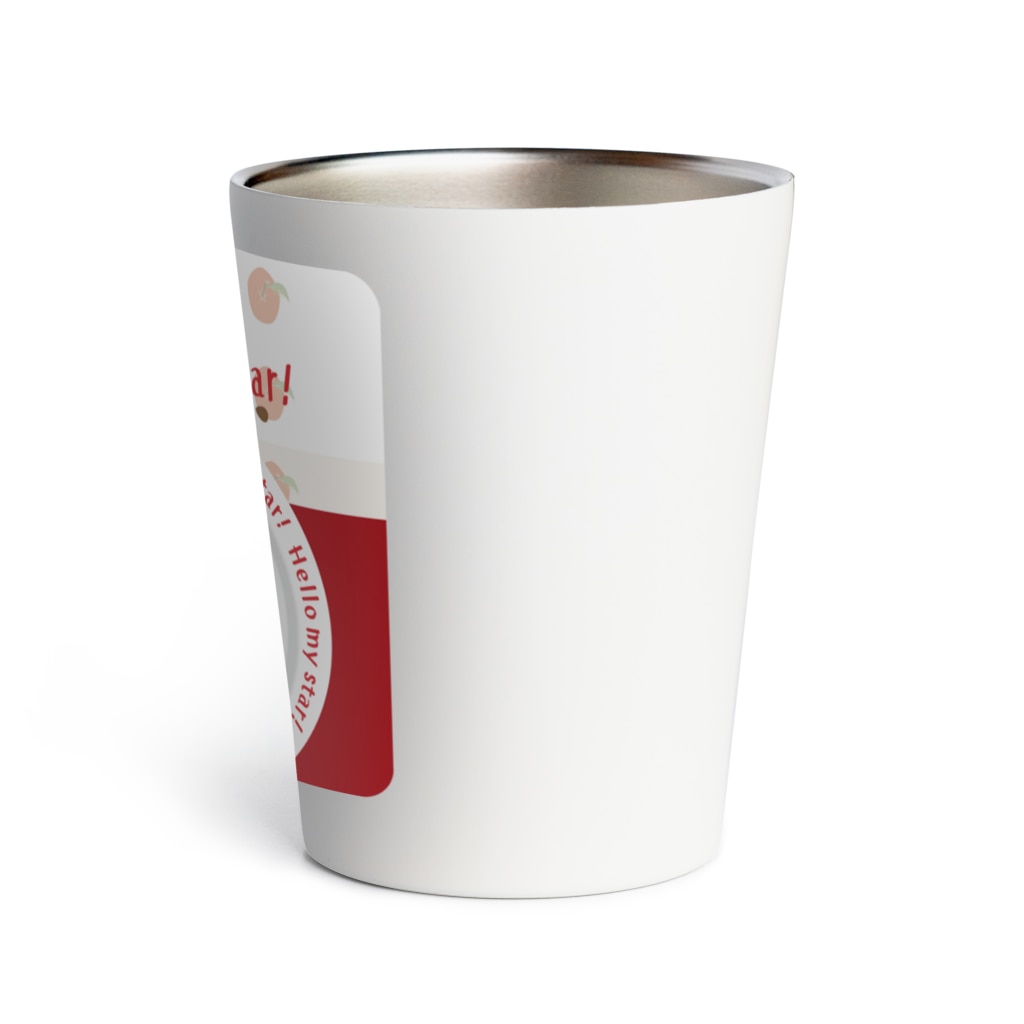イラスト MONYAAT のCT105 輪切りのリンゴ*bg Thermo Tumbler