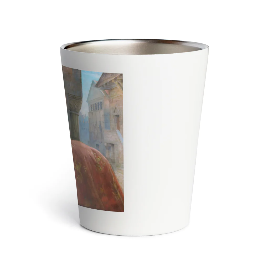 世界の絵画アートグッズのジョン・コリア 《ゴダイヴァ夫人》 Thermo Tumbler