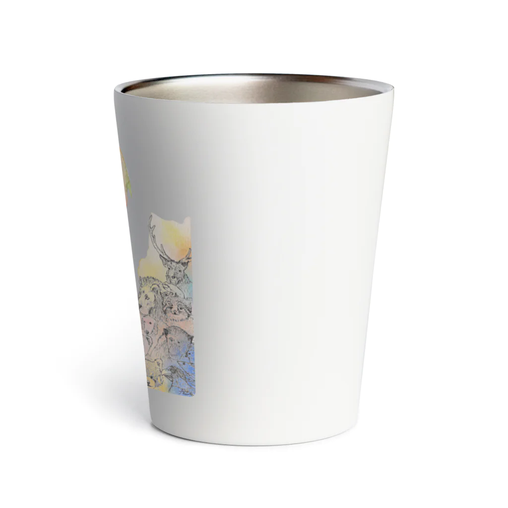 azure designのSave our PLANET　水彩 Thermo Tumbler