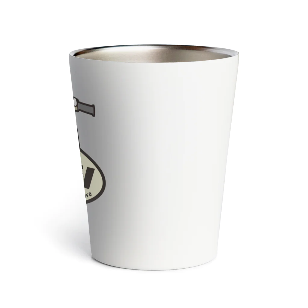 カブヌシ 商會（SUZURI店）のカブヌシくん Thermo Tumbler