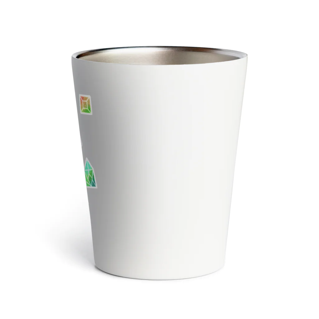 R☆worldのラメ宝石 Thermo Tumbler