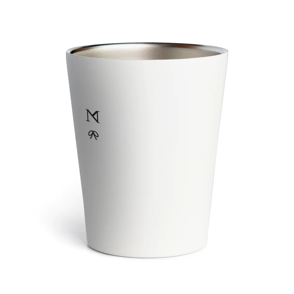 wktkライブ公式グッズショップの「NM」サーモタンブラー白/銀 Thermo Tumbler