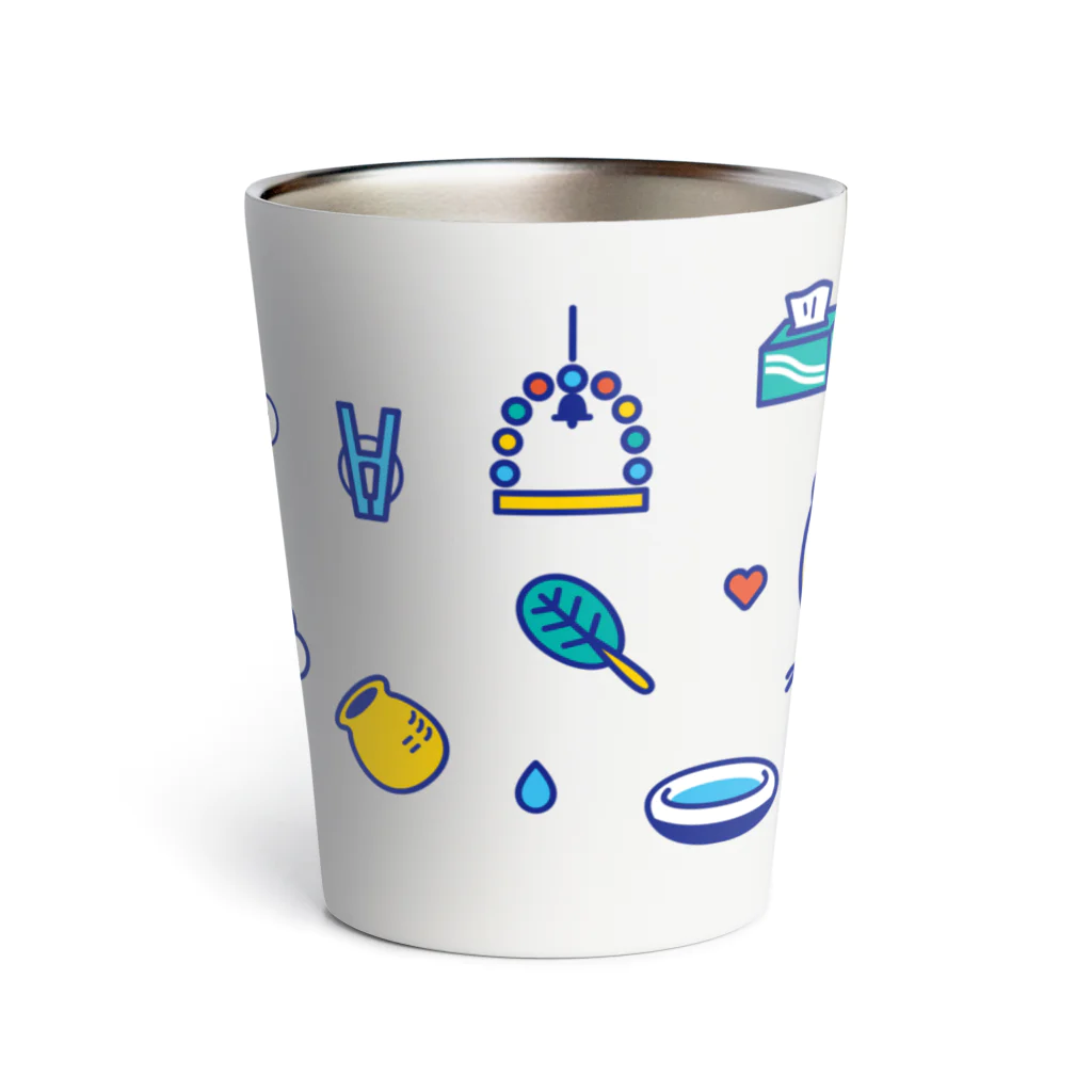 もしもしこちら文鳥のBUNCHO ITEMS Thermo Tumbler