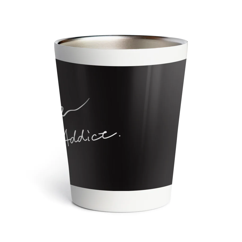 pluie et toi のコーヒー中毒！！ - Black ver. Thermo Tumbler