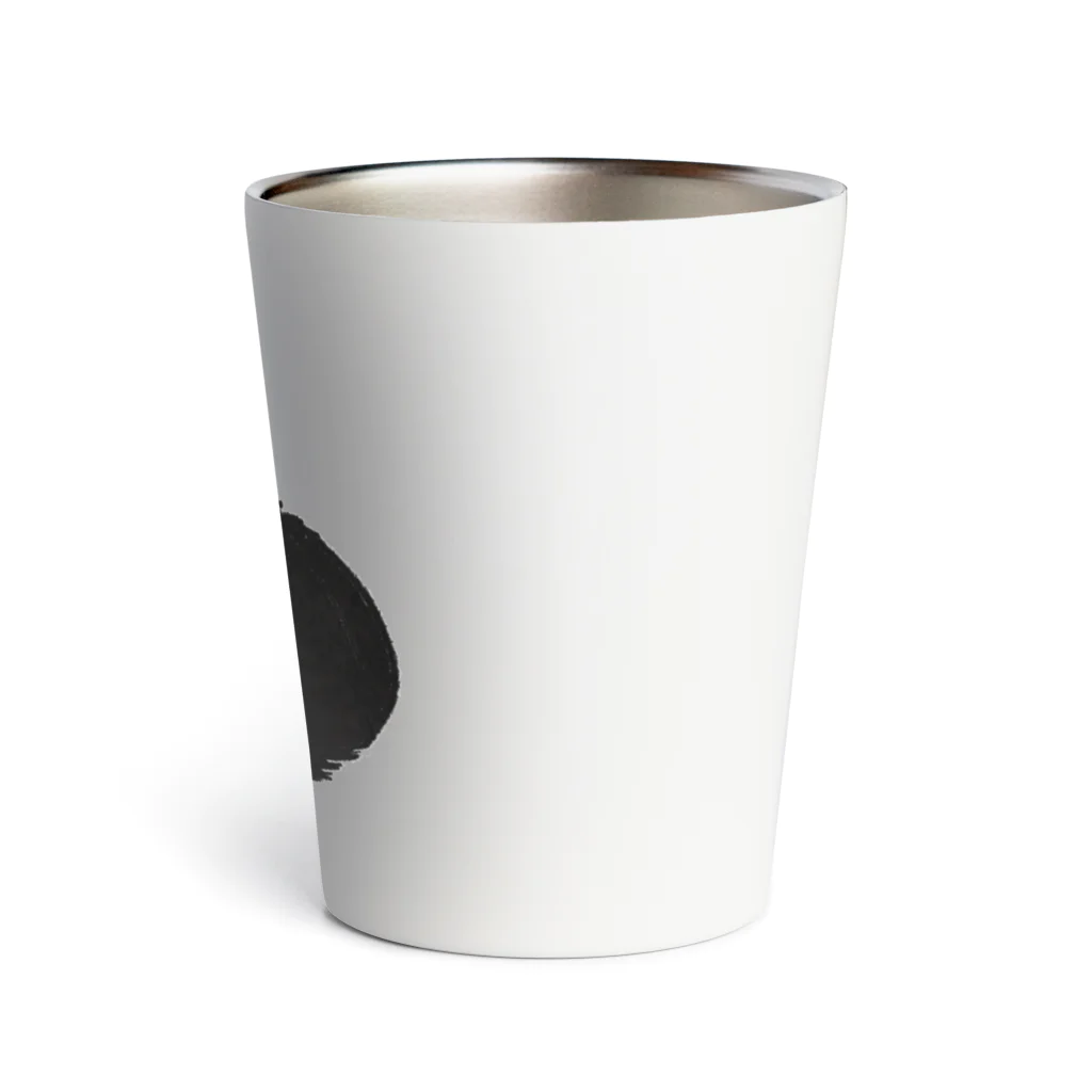 ^‥^ｼｬﾑの赤いリボンのクロネコ Thermo Tumbler