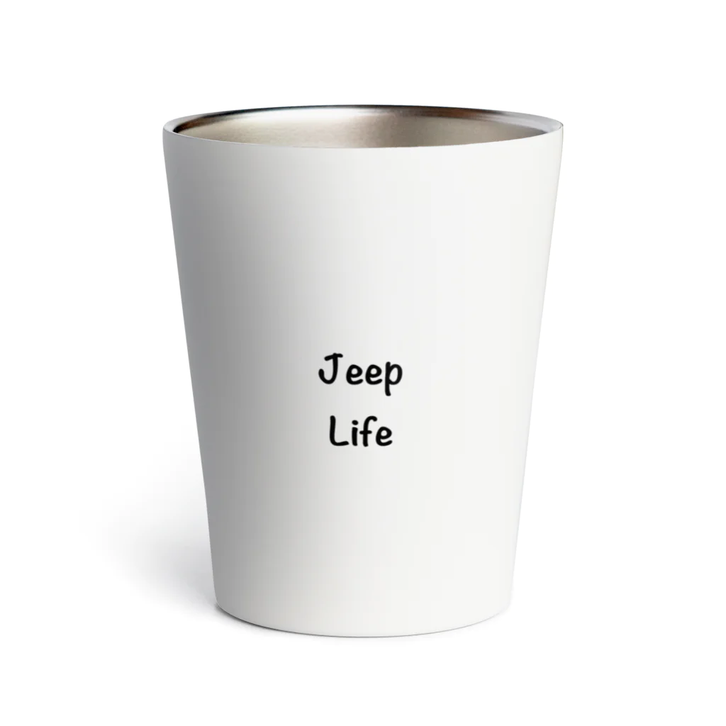 yoshikiyanoのjeepアイコン（BK） Thermo Tumbler