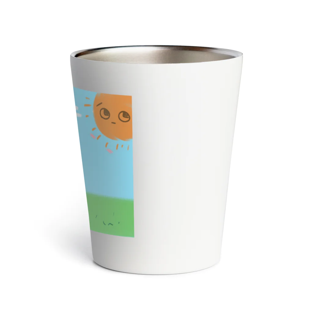 やさしいくっちーもんすたーのたんぽぽとぼく Thermo Tumbler