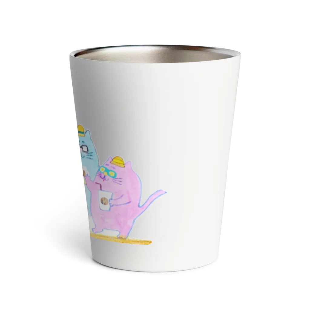 【Yuwiiの店】ゆぅぅぃーのねこねこへぶん Thermo Tumbler