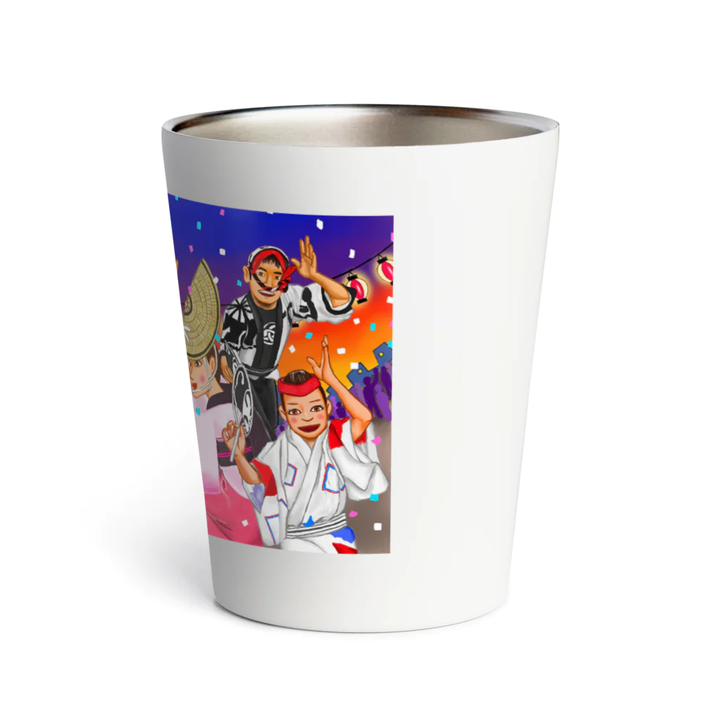 ハマダ ミノルの阿波踊り大会 Thermo Tumbler